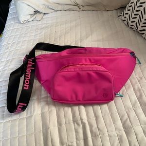 Lululemon Large Hot Pink Belt Bag